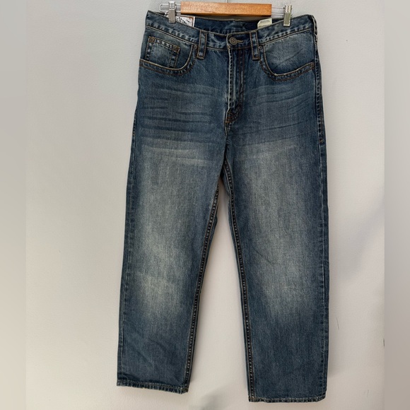 Stetson Jeans 1520 Standard Straight Leg Mid Wash Jeans in W33 x L30 - Picture 3 of 6